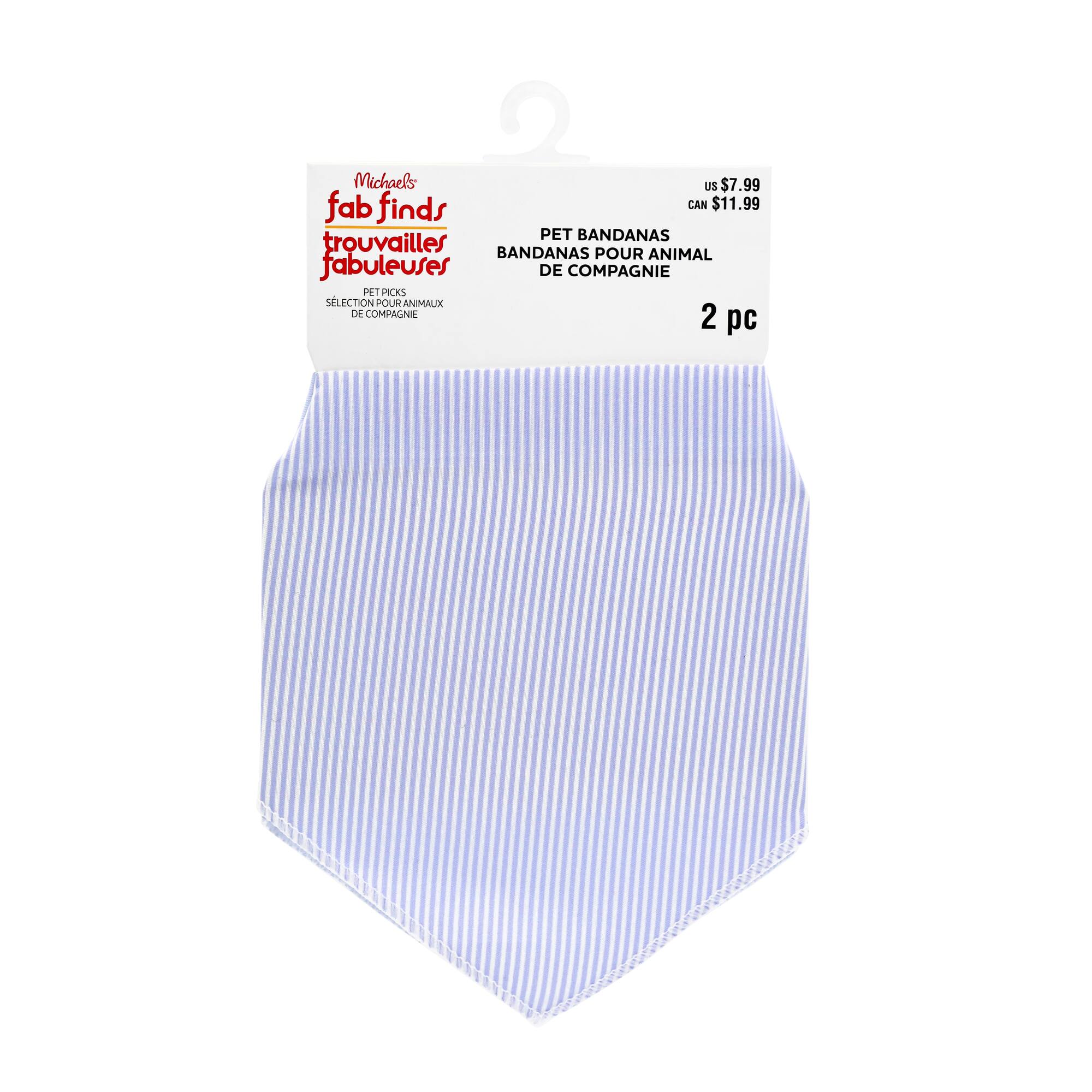 Assorted Small Pet Bandanas, 2pc. by Fab Finds